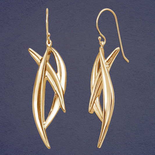 "Abelle" 18K Gold Earrings